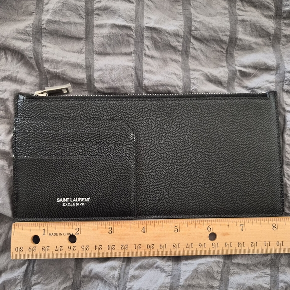 ​Authentic YSL Saint Laurent VIP Gift Exclusive Zippered Pouch / Card Holder - Picture 11 of 12